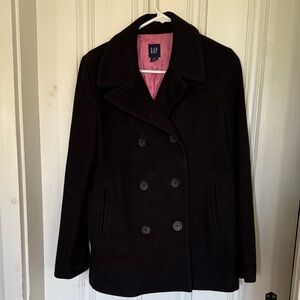GAP Women's Dark Peacoat with Pink Lining